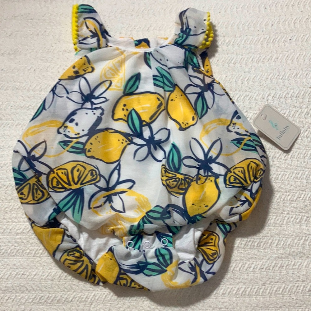 3-6m Dressy Lemon Romper NEW
